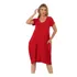 Vestidos Midi Médio Soltinho Malha Fria Verão Com Bolso Top
