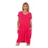 Vestidos Midi Médio Soltinho Malha Fria Verão Com Bolso Top