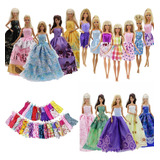 Vestidos Para Bonecas Compatíveis Com Bonecas Barbie Frozen
