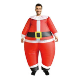 Vestuário Inflável Natal Halloween Papai Noel Inflado