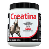 Vetnil Creatina 500 G Suplemento Perfomance Atlética Equinos
