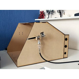 Vetor Mini Cabine Pintura Airbrush Corte Laser Cnc Mdf