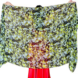 Véu De Chiffon Estampado Dança Do Ventre Veu chi 20