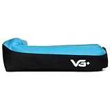 VG PLUS Sofá De Ar Hug Bag Inflável Camping Relaxante Azul VG 