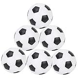 VGEBY Bolas De Futebol De Mesa Bolas De Futebol De Mesa De Futebol Bolas De Reposição De Pebolim Jogos De Mesa Mini Bolas De Futebol Pretas E Brancas 6 Peças Suprimentos De Futebol