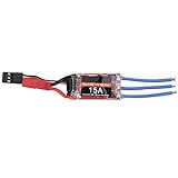 Vgeby Electronic Speed Controller, 15a Rc Motor Electronic Speed Controller Brushless Esc Remote Control Car Upgrade Accessories For 1/28 1/24 Jst Power Plug Model Car Accessories