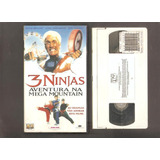 Vhs 3 Ninjas Aventuras Na Mega Moutain - Original - Dublado