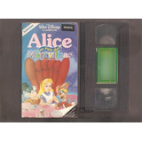 Vhs Alice No País Das Maravilhas - Orig - Disney 1º Versão