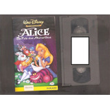 Vhs Alice No País Das Maravilhas Orig Disney 2 Versão