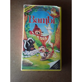 Vhs Filme 1993 Bambi Walt Disney Dublado