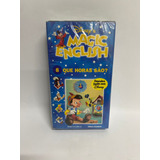 Vhs Folha Magic English N 08 Que Horas São Lacrado