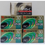 Vhs Fujifilm Protc30 Vhs c 5 fitas Novas E Lacradas