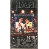 Vhs Gian E Giovani Ao Vivo Franca Sp Original Novo
