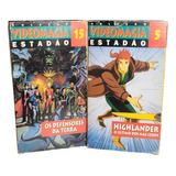 Vhs Highlander + Os Defensores Da Terra - Videomagia Estadão