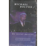Vhs Michael Bolton My Secret Passion Live From Catania