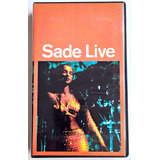 Vhs Musical: Sade Live - Sade - Fita De Vídeo Com O Show