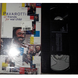 Vhs Original Pavarotti Friends For War Child