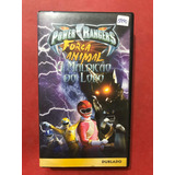 Vhs Power Rangers Força Animal A Maldição Do Lobo Dublado