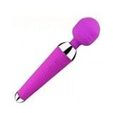 Vibrador- Estimulador E Massageador Corporal Tipo Varinha Mágica - Com 20 Vibrações Recarregável - SI -Roxo-