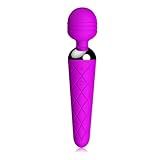 Vibrador Massageador Corporal Estimulador Tipo Varinha Mágica 12 Vibrações 22cm Recarregável