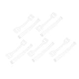 VICASKY 100 Conjuntos Alça Portátil Alça De Mão De Plástico Alça De Elevação Pega Premium Agarrar Alça Pega De Plástico Diy Alça Para Bricolage Lidar Caixa De Presente Bolacha Branco