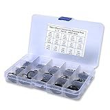VICASKY Anéis Elásticos 180 1 65 Anel De Trava Passatempos Circlips Anéis De Pressão Universais Kit De Freio Variedade De Anéis De Pressão Kit De Anel De Pressão Haste Mecânico