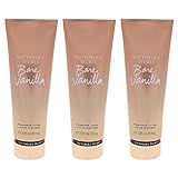 Victorias Secret Bare Vanilla Fragrance Lotion   Pack Of 3 For Women 8 Oz Body Lotion