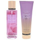 Victorias Secret Velvet Petals Kit For Women 2 Pc Kit 8 4 Oz Fragrance Mist 8 Oz Body Lotion