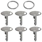 VIDABTE Chaves De Ignição 1570 Para Tratores Ford-New Holland- Chaves De Ignição De Substituição Para Ford New Holland Massey Ferguson Perkins Sakai Shibaura Terramite Vermeer 1570 -pacote Com 6-