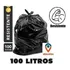Vidalonga Saco De Lixo 100l Resistente 100 Unidades P4 Cor Preto