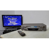 Video Cassete Philips Vr 588 Mono 4 Cabeças Bivolt Cinza