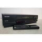 Video Cassete Sharp Vc1494b Mono 4 Cabeças Bivolt C Controle