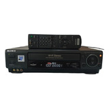 Video Cassete Sony Hi fi Stéreo Top De Linha Série Black