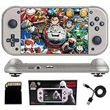 Video Game Portátil Gamepad M17 20 000 Jogos Joystick Tela IPS LCD Console De Jogos Game Retro 4 3 Polegadas Cartão Memória 64 GB Jogos De Emuladores Retro Vídeo Game 64GB N64 PSP PS2 PS1 PS GBA NDS PSP SFC