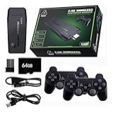 Vídeo Game Retrô Game Stick Lite 4k Hdmi 64gb 20-000 Mil Jogos Com 2 Controles Sem Fio