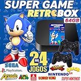 Vídeo Game Retro Gamer Box 24000 Jogos - 2 Controle Usb
