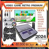 Vídeo Game Retro Prime Com 4 Controles 40 000 Mil Jogos Clássicos Retro