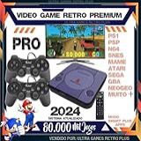 Video Game Retro PS PRO 80 000 Mil Jogos 82 Sistemas 2 Controles PS