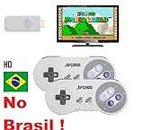 Video Game Stick Retrô Super N1ntend0 900 Jogos Controles Sem Fio ESTOQUE NO BRASIL