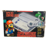 Vídeo Game Super Nintendo Baby Usado 1 Controle Original Com Caixa