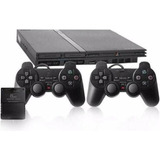 Vídeo Game Super Ps2 Playstation 2 Slim Completo 34 Brindes