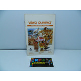 Video Olympics Só O Manual Original Do Jogo Atari - Loja Rj