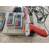 Videogame Nintendo Nes Com Pistola E Power Glove