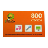 Videoke Cartao 800 Creditos