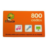 Videokê Cartão 800 Créditos