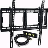 VideoSecu Suporte De Parede Tilt TV Para A Maioria Das TVs LCD LED VESA De Plasma De 32 A 75 Polegadas Inserções De Rosca De Montagem Até 600 X 400 Mm