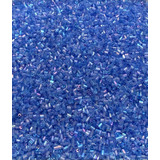 Vidrilho Azul Furtacor   Irisado Pacote 500g