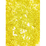 Vidrilho Pacote Com 500g Cor Amarelo Ouro limão Metalizado Cor 30 Diâmetro 2 Mm