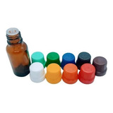 Vidro Âmbar 20ml Com Gotejador E Tampa Lacre 500und