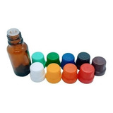 Vidro Ambar 5ml Com Batoque Gotejador E Tampa Lacre 150 Un 